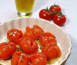 Tomates cerise en tulipe